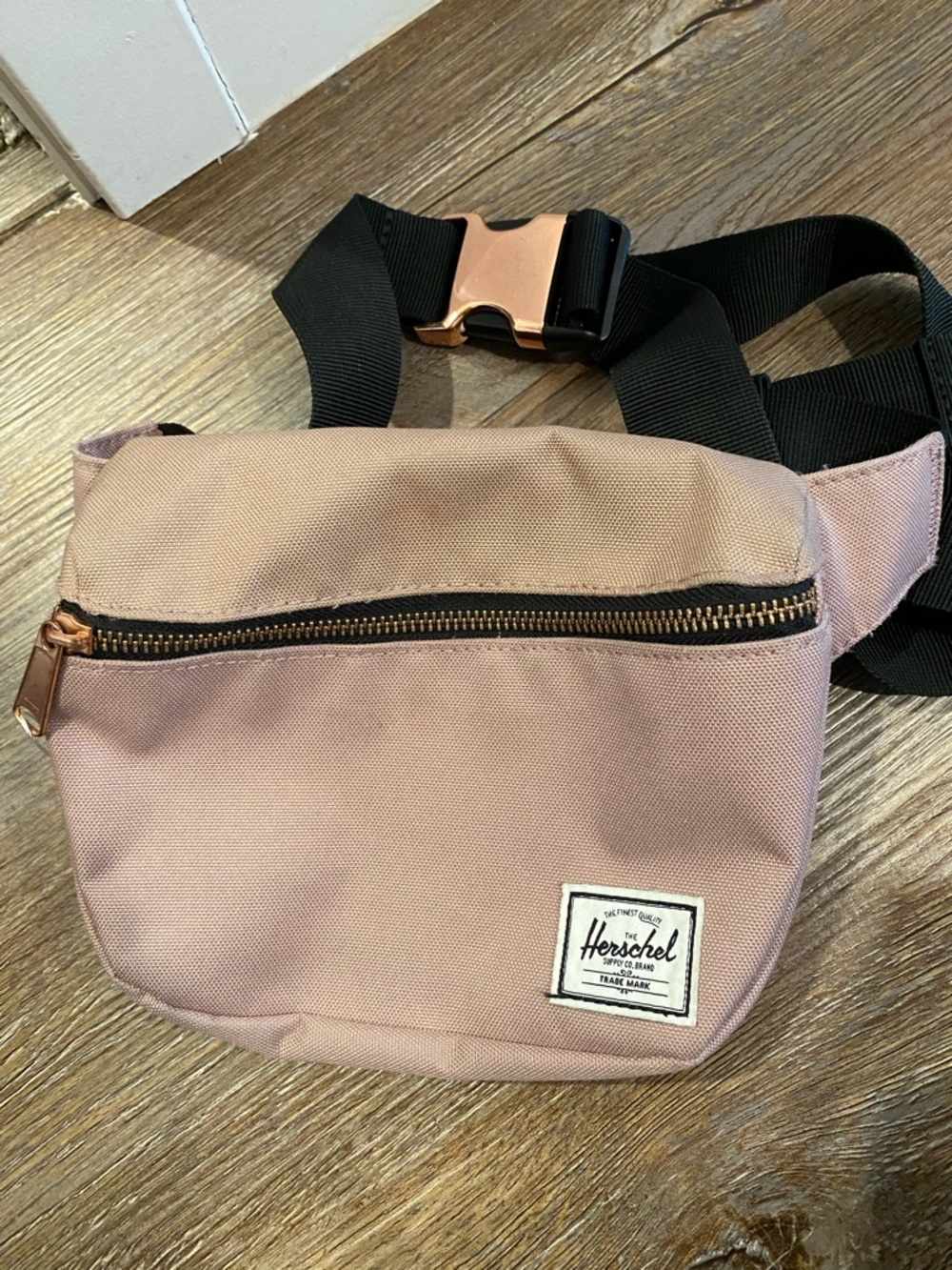Herschel Supply Company Pink Waist Pack with Black Strap